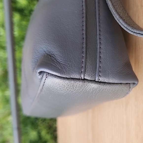 Vintage Coletta Mini Gray Genuine Leather Shoulder Bag - Picture 6 of 13